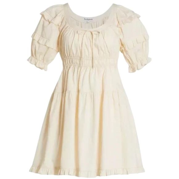 En Saison - NATURAL SVETA MINI DRESS SIZE LARGE NWT - Picture 3 of 10